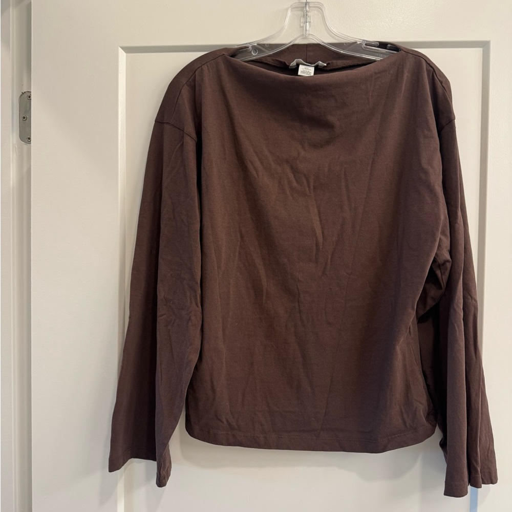 H&M Brown Long Sleeve Tee